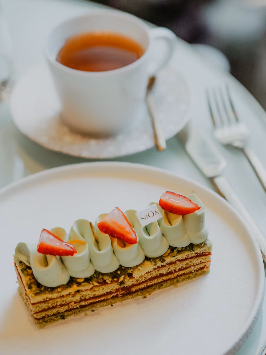 coffeeの商品であるいちごのケーキ